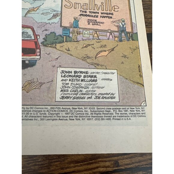 DC Comics Action Comic Superman #597 Feb 1988 Lois Lane Lana Lang Bagged Boarded - Picture 4 of 6